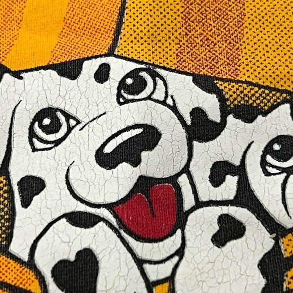 Vintage 1980s Florida Dalmatian Dog Breed Florida Travel Destination Sweatshirt - Picture 4 of 5